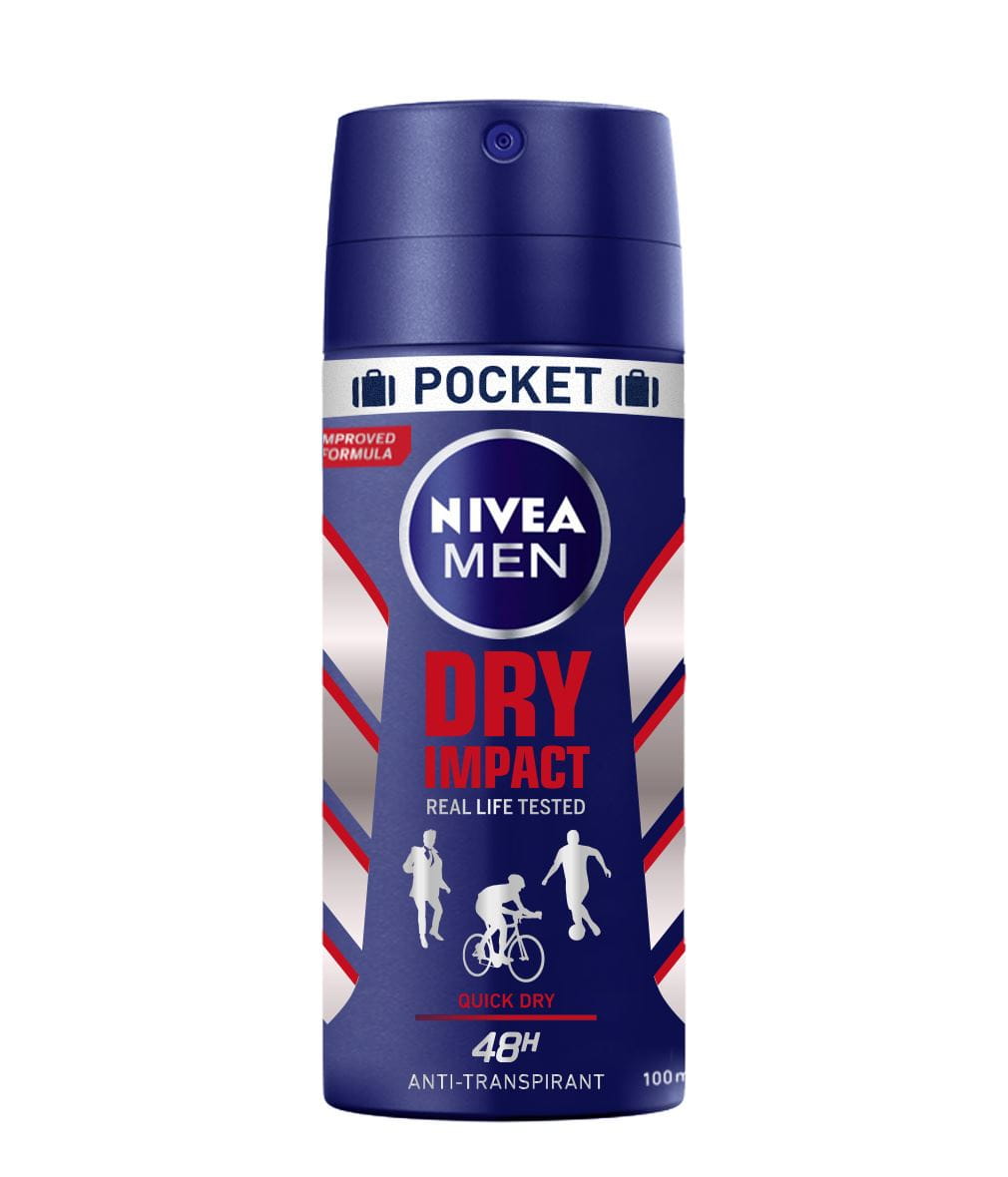 Nivea Men Desodorante Dry Impact Spray Formato 100ml